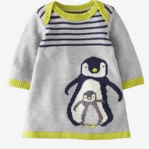 Baby Boden Penguin Sweater Dress